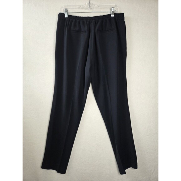 Vince Women's Tapered Pull On Trouser Pants in Dark Tide (Navy) Size 12 Pockets - Picture 11 of 15